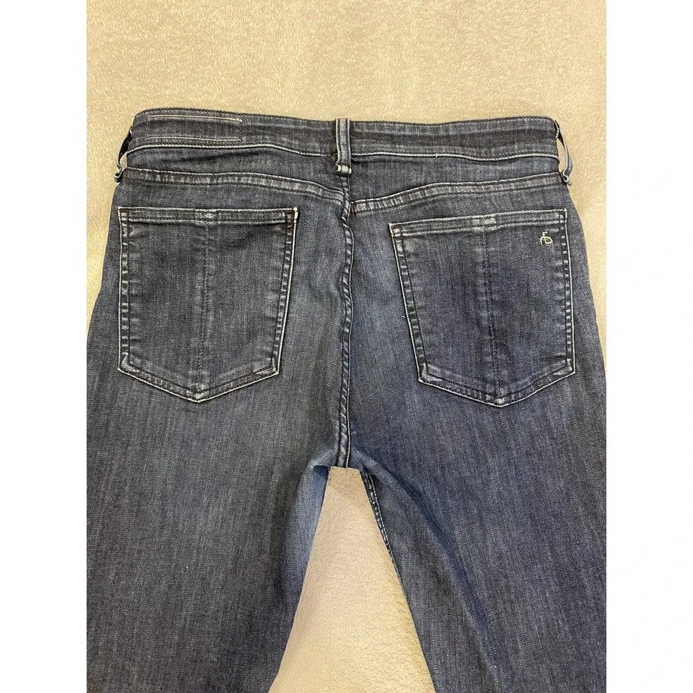 Rag Bone Jeans Women Size 29 Cate Mid Rise Ankle Skinny Dark Blue Wash Denim USA